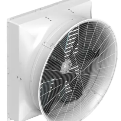 TOPCOOL製直動型排気ファン（ナイロンブレード）の外形図